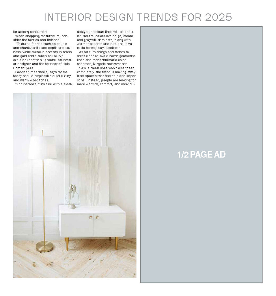 Homestyle: Interior Design Trends for 2025