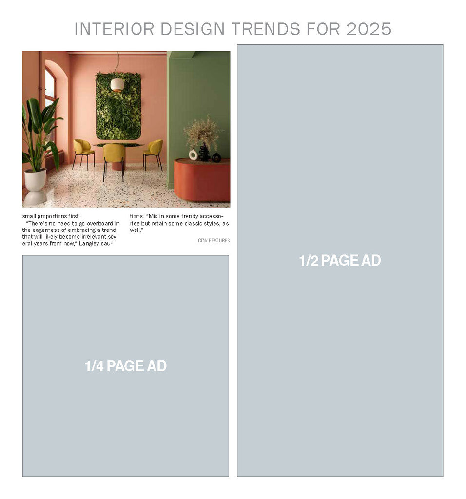 Homestyle: Interior Design Trends for 2025