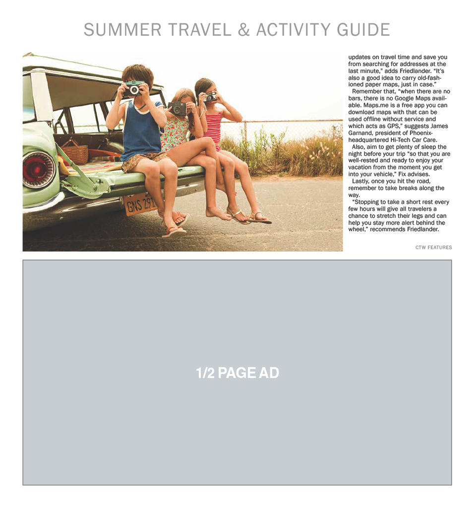 2022 Summer Travel & Activity Guide