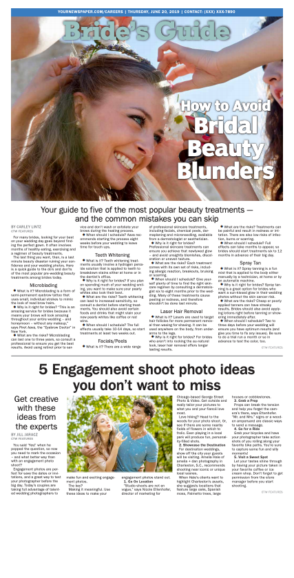 Bride's Guide Weekly: How to Avoid Bridal Beauty Blunders