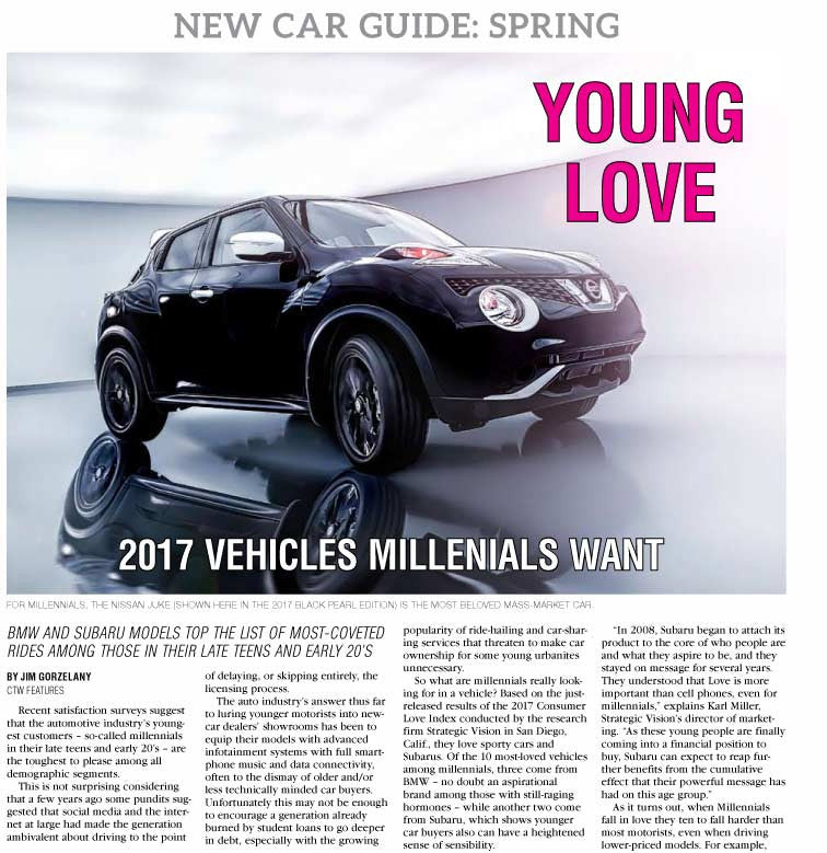 New Car Guide: Spring 2017 - The Content Store