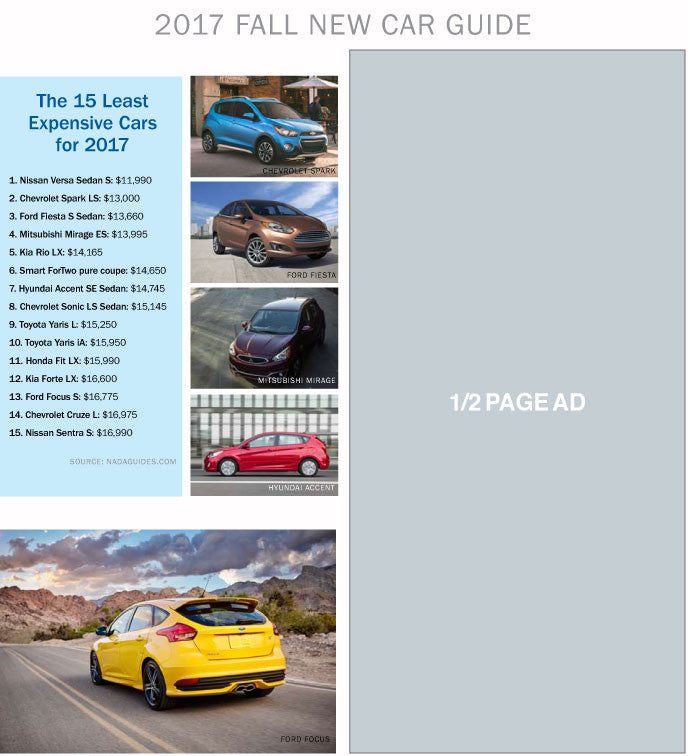 New Car Guide: Fall 2017 - The Content Store