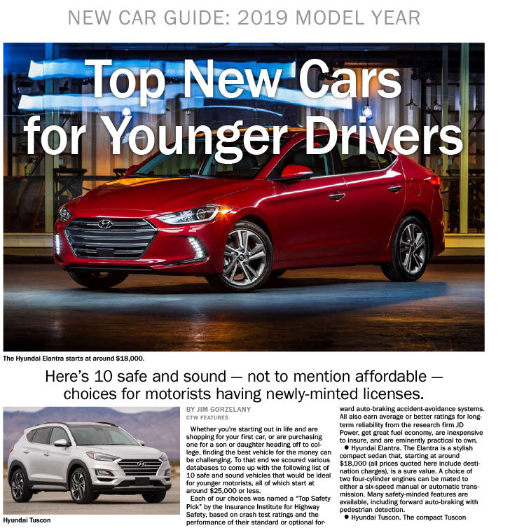 New Car Guide: 2019 Models