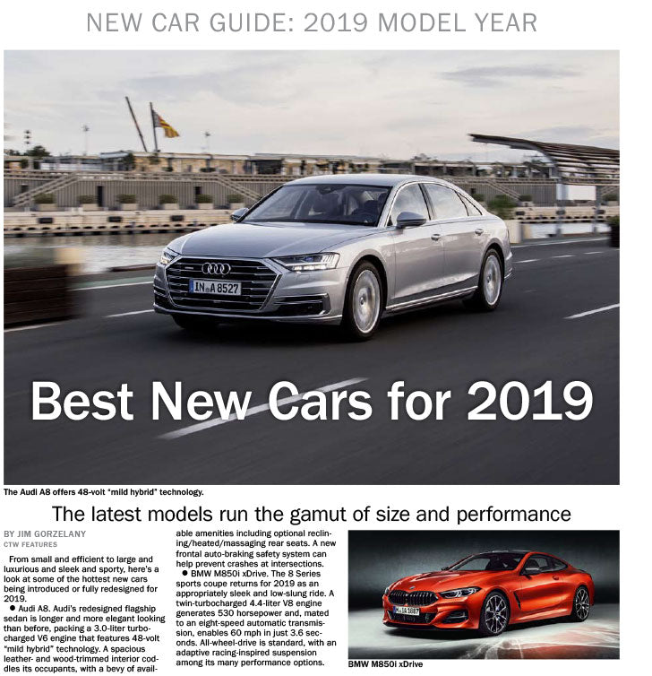 New Car Guide: 2019 Models