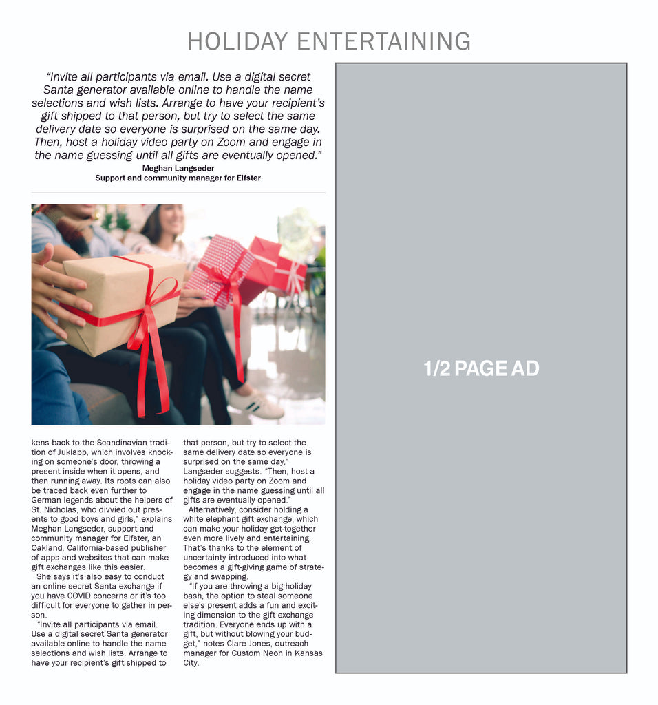 2021 Holiday Entertaining
